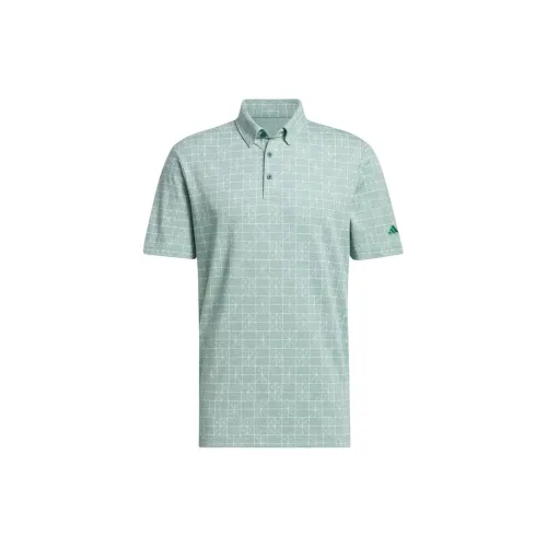 Adidas Polo Shirts Men Green