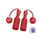 China Red Jump Rope 3cm Small Ball Style with Storage Bag