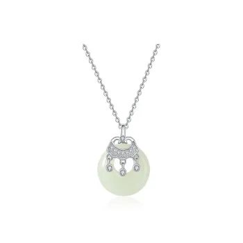 JOLLY SEASONS Chalcedony Jade Necklaces Women's