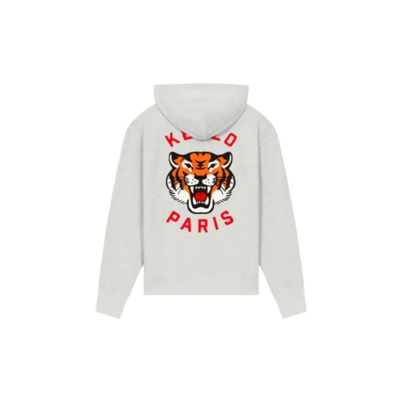 KENZO Lucky Tiger Genderless Embroidered Oversized Hoodie-1
