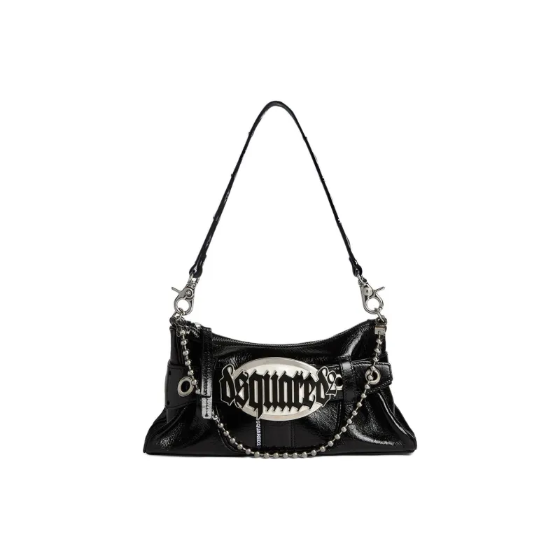 DSQUARED 2 Gothic Logo Plaque Shoulder Bag-0