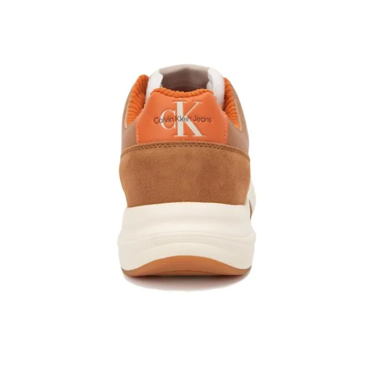 CKJ CALVIN KLEIN JEANS Low-Top Casual Shoes Men's Orange-4