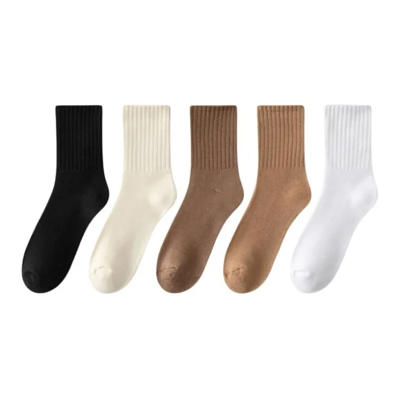 MIIOW Mid Calf Socks Men's 5 Pack-1