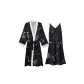 Litchi Rose Women's Sleep Robe 2-Piece Set