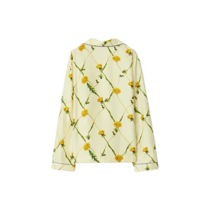 Burberry Floral Printed Sleeved Shirt-1