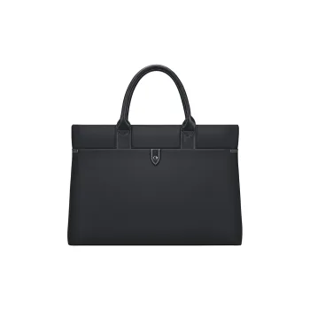 WilliamPOLO Nylon Computer Handbag Business Briefcase Medium Size Men's Black