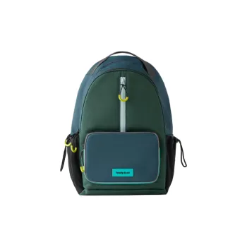 ZARA Polyester Backpack Regular Men's Green