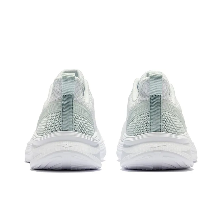 Erke Flash Cushioning And Breathable Low Top Running Shoes Men's Erke White Light Gray Green-3