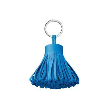 HERMES Milo Lambskin Keychain Bag Accessory Women's B3 Bleu Zanzibar Tanzanian Blue