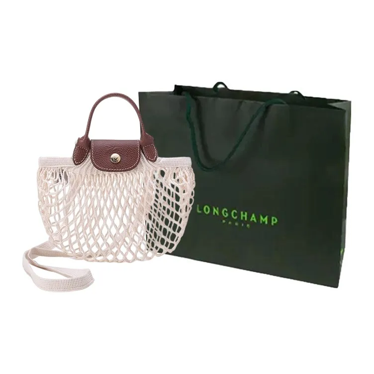 LONGCHAMP Le Pliage Filet Knitted Mesh Cross body Bag-5