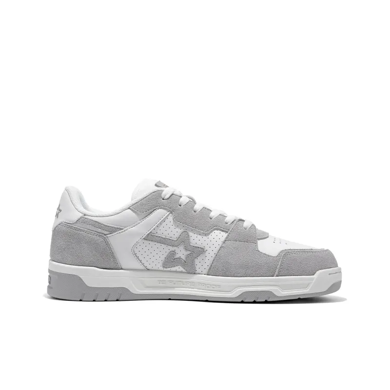 RIPSTAR SKBD Chic Skateboard Shoes Unisex Low-Top White-1