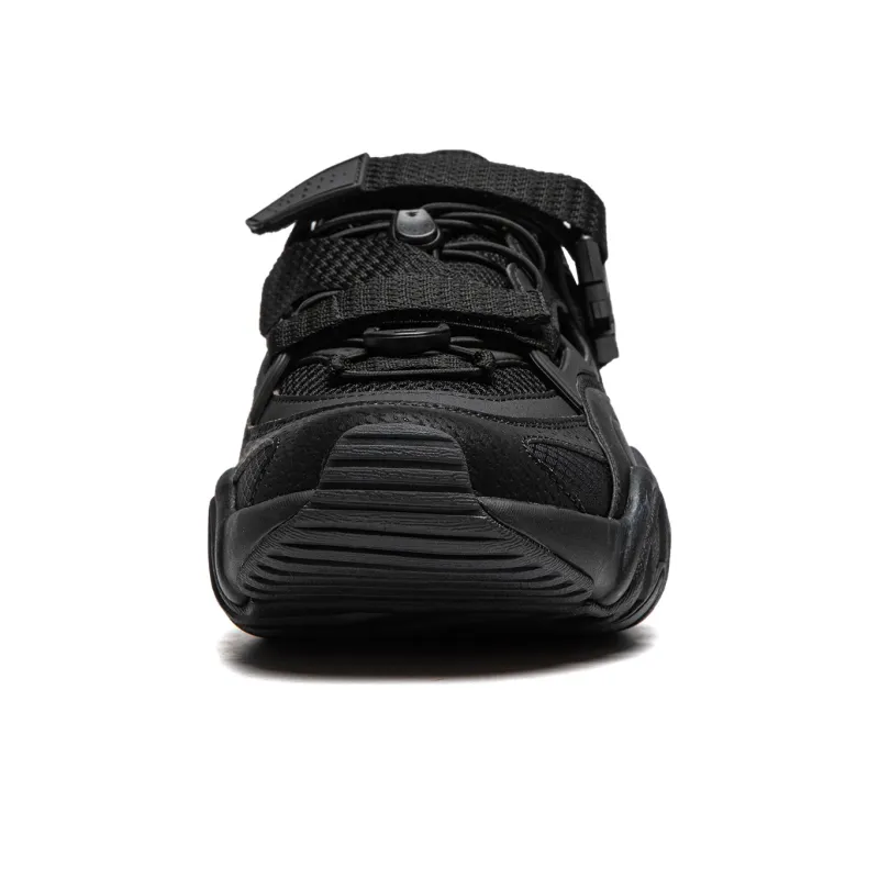 LiNing Sichuan Tour Anti Slip Wear Resistant Low Top Casual Shoes Men's Black-4