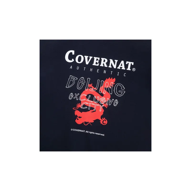 COVERNAT Sweatshirt Fall Unisex Navy-2