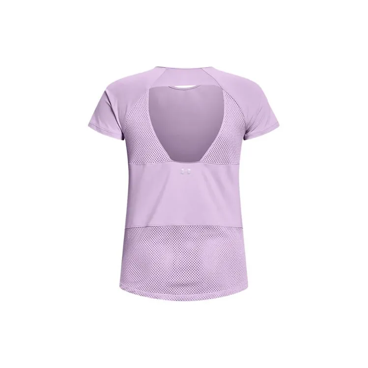 Under Armour Raglan Sleeve T-Shirt Women's Purple-1