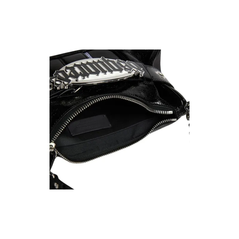 DSQUARED 2 Gothic Logo Plaque Shoulder Bag-3