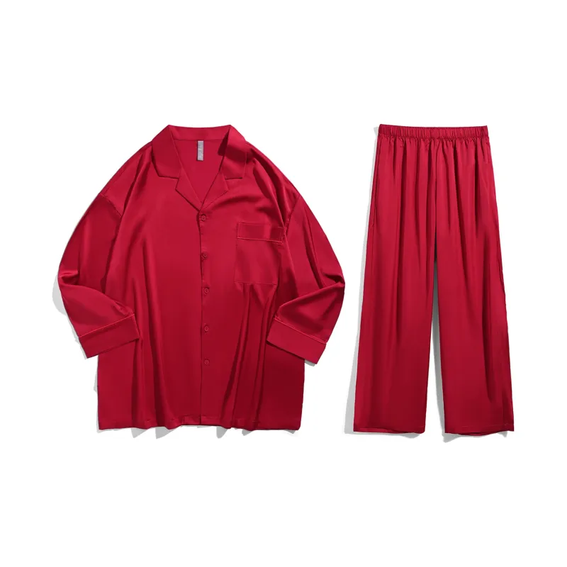 Same Language Men Pajama Sets-0