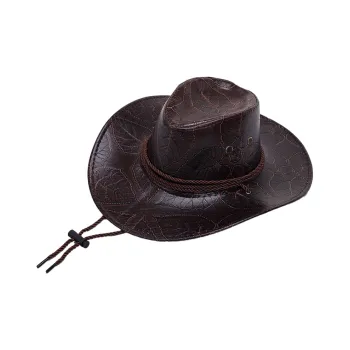 JW Artificial Leather Bucket Hats Unisex