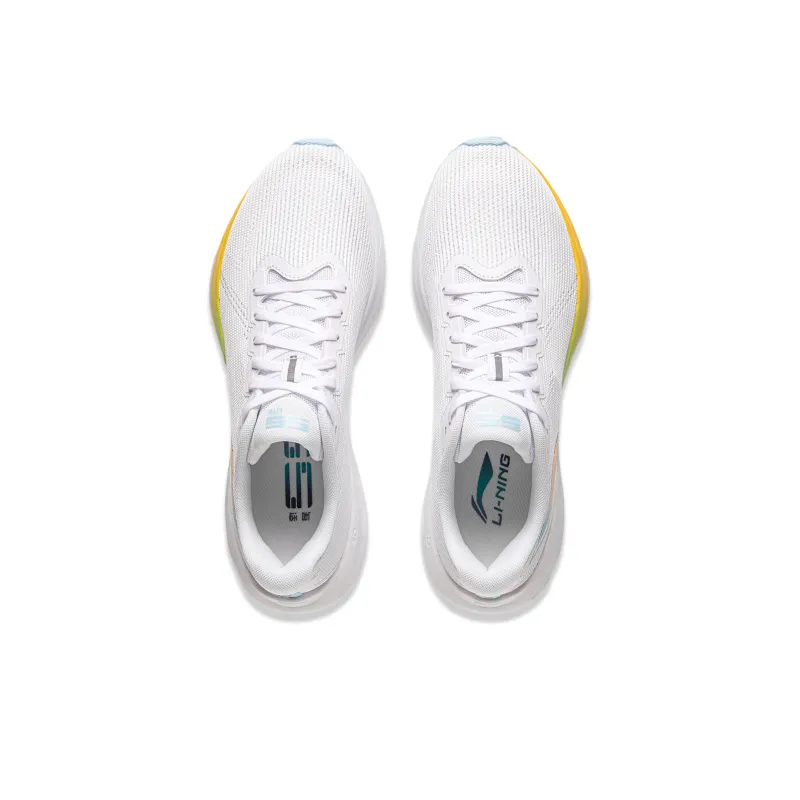 LiNing WuShi Lite 2.0 Cushioning Anti-Slip Wear-Resistant Breathability Low-Top Running Shoes Men's Standard White-3