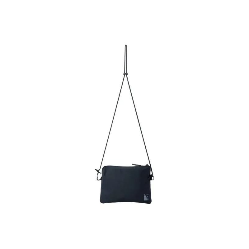 Anello Polyester Shoulder Bag Crossbody Bag Unisex Black-4