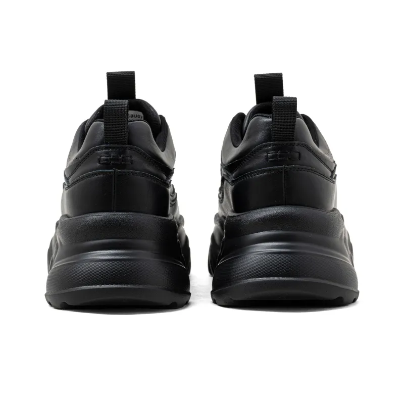 COMELY Chunky Sneakers Women's Low Top Black/Ecru-4