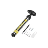 Silver[Air Hose+2 Nozzles+4 Inflation Needles+Air Suction]
