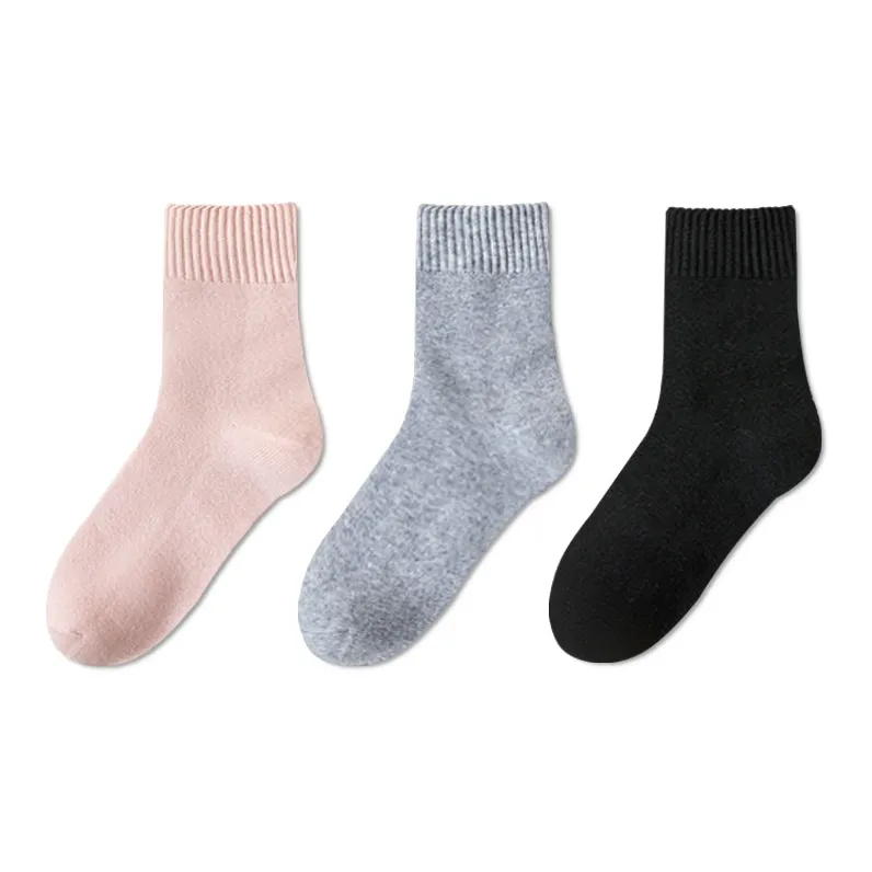 MIIOW Mid Calf Socks Women's 3 Pack-35