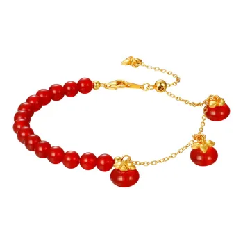 KINGFOCUS Agate S925 Silver Bracelet Women's
