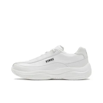 KSWISS Shock Absorbers With Slip Resistant Features Low Top Casual Shoes Unisex White