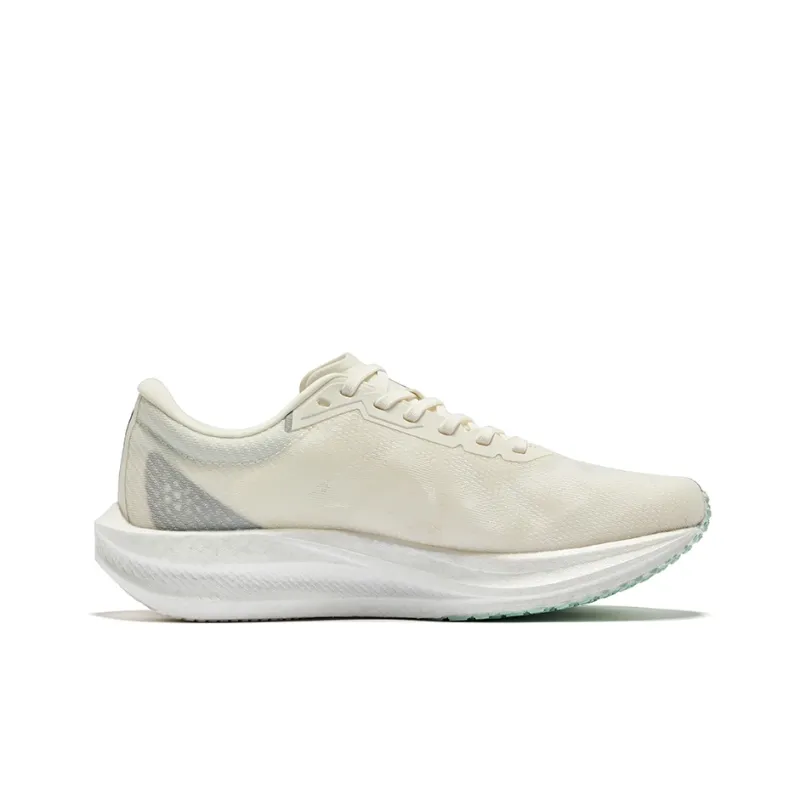 Erke Polar Wind 2.0 Shock Absorbers Rebound Low Top Running Shoes Women's Microcrystal White Green Bamboo Color-1