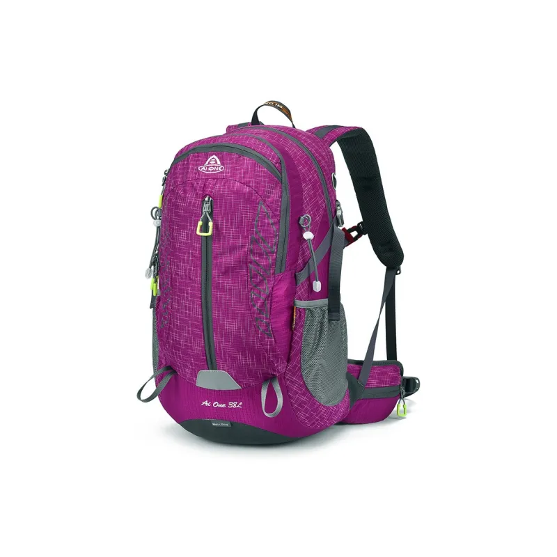 AIONE Outdoor Mountaineering Bag Backpack Nylon Black, Green, Rose Red, Orange Unisex-3