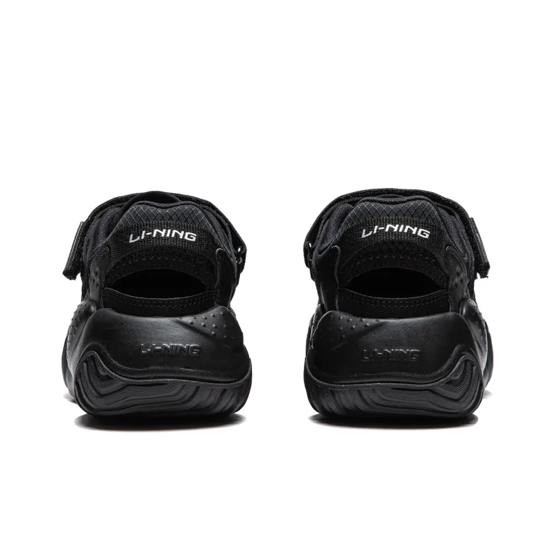 LiNing Sichuan Tour Cushioning Wear Resistant Low Top Casual Shoes Women's Black-5