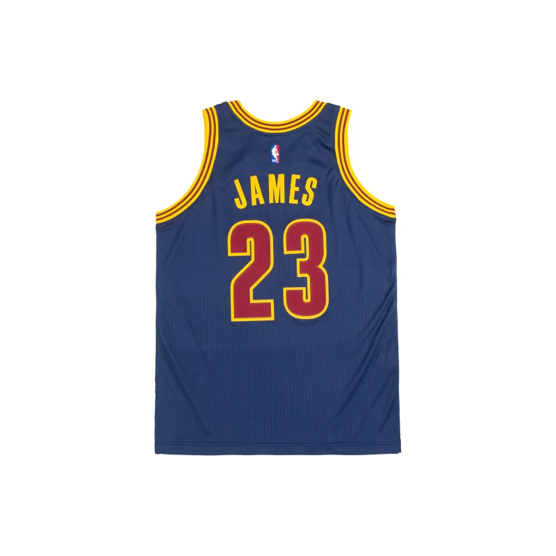 Mitchell & Ness Basketball Jerseys Unisex Navy Blue-1