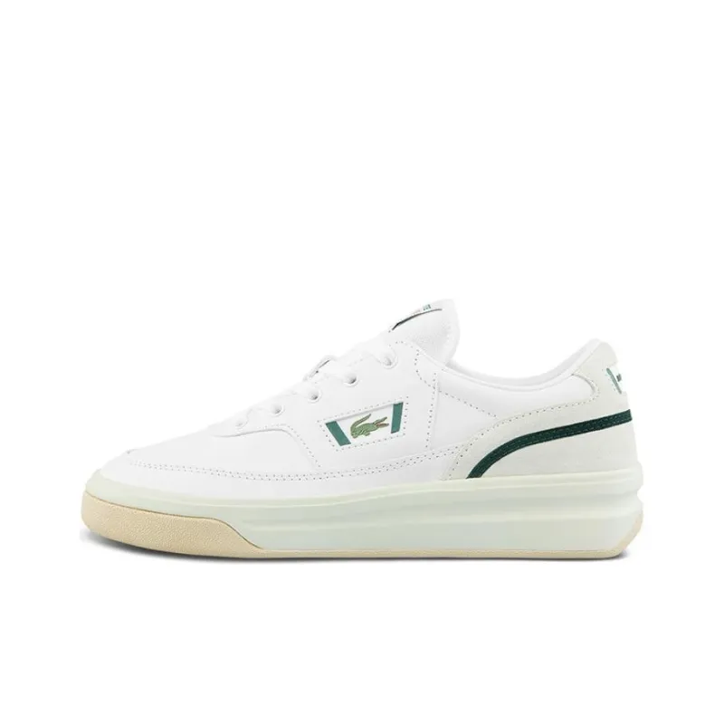 LACOSTE Low Top Skateboard Shoes Men's White-0