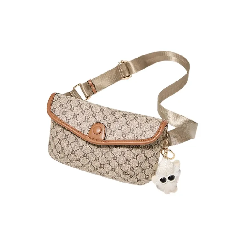 Marino Orlandi Synthetic Leather Shoulder Bag Women's Khaki-6