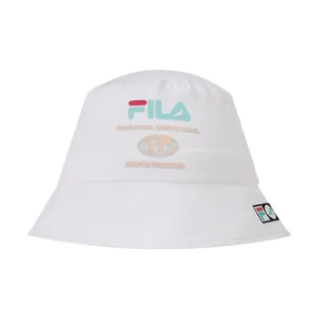 FILA Cotton, Polyester Bucket Hats Kids' White