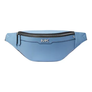MICHAEL KORS Cow Leather Sling Bag, Fanny Pack, Shoulder Bag, Crossbody Bag Trumpets Men's Light Blue