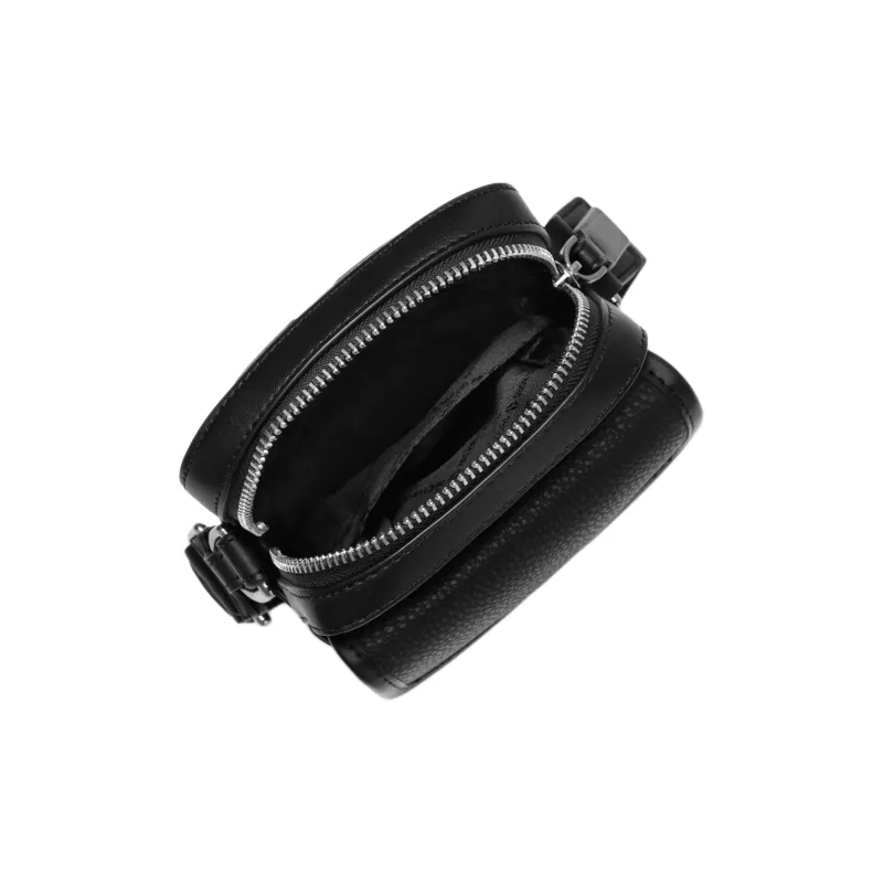 MICHAEL KORS MK Cooper Artificial Leather Cell Phone Pouch Shoulder Bag Crossbody Bag Men's Black-2