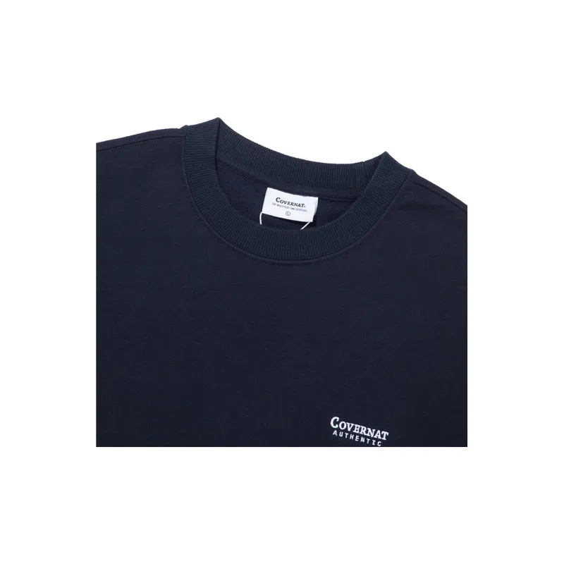 COVERNAT Sweatshirt Fall Unisex Navy-3