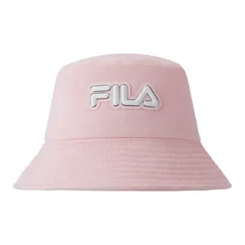 FILA Cotton Polyester Elastane Bucket Hats Kids' Pink