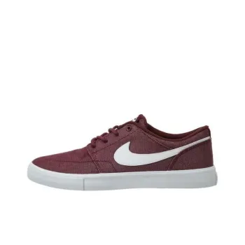 Nike Sb Portmore Ii Solar Canvas P Dark Team Red White Black