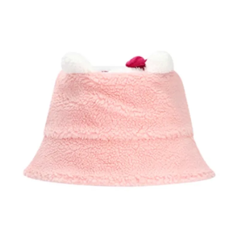 FILA Cotton Polyester Bucket Hats Women's Pink-2