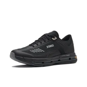 KSWISS Anti Slip Wear Resistant Low Top Running Shoes Men's Black Gray