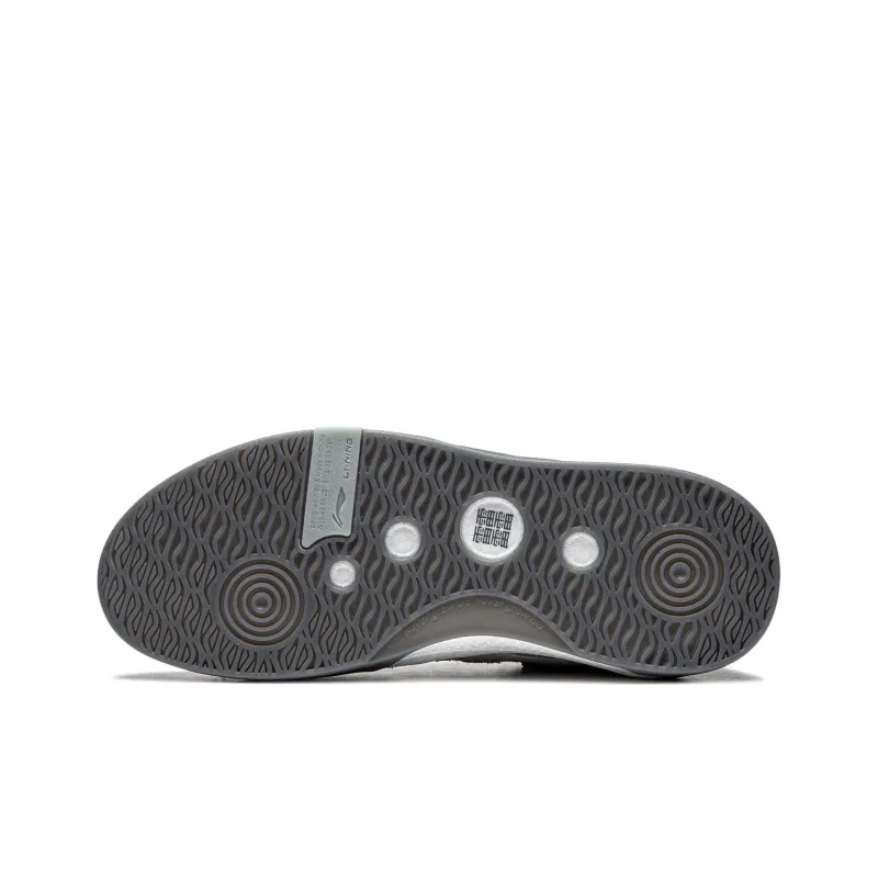LiNing Wear-Resistant Low-Top Skateboard Shoes Men's Gray-6