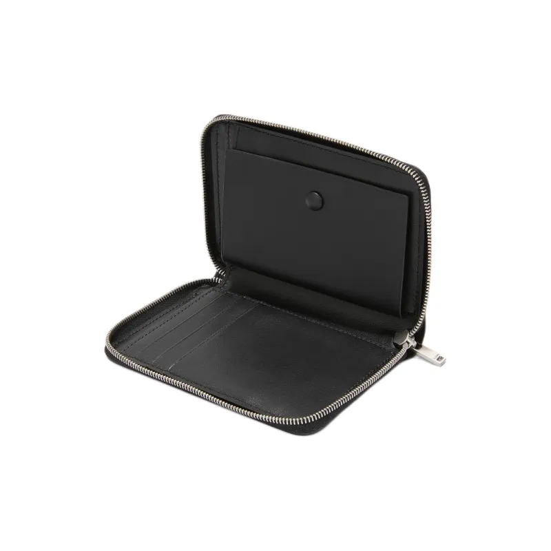 JIL SANDER Logo Debossed All Around Zip Wallet-2
