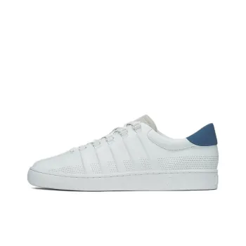 KSWISS Anti Slip Wear Resistant Low Top Casual Shoes Unisex White Blue