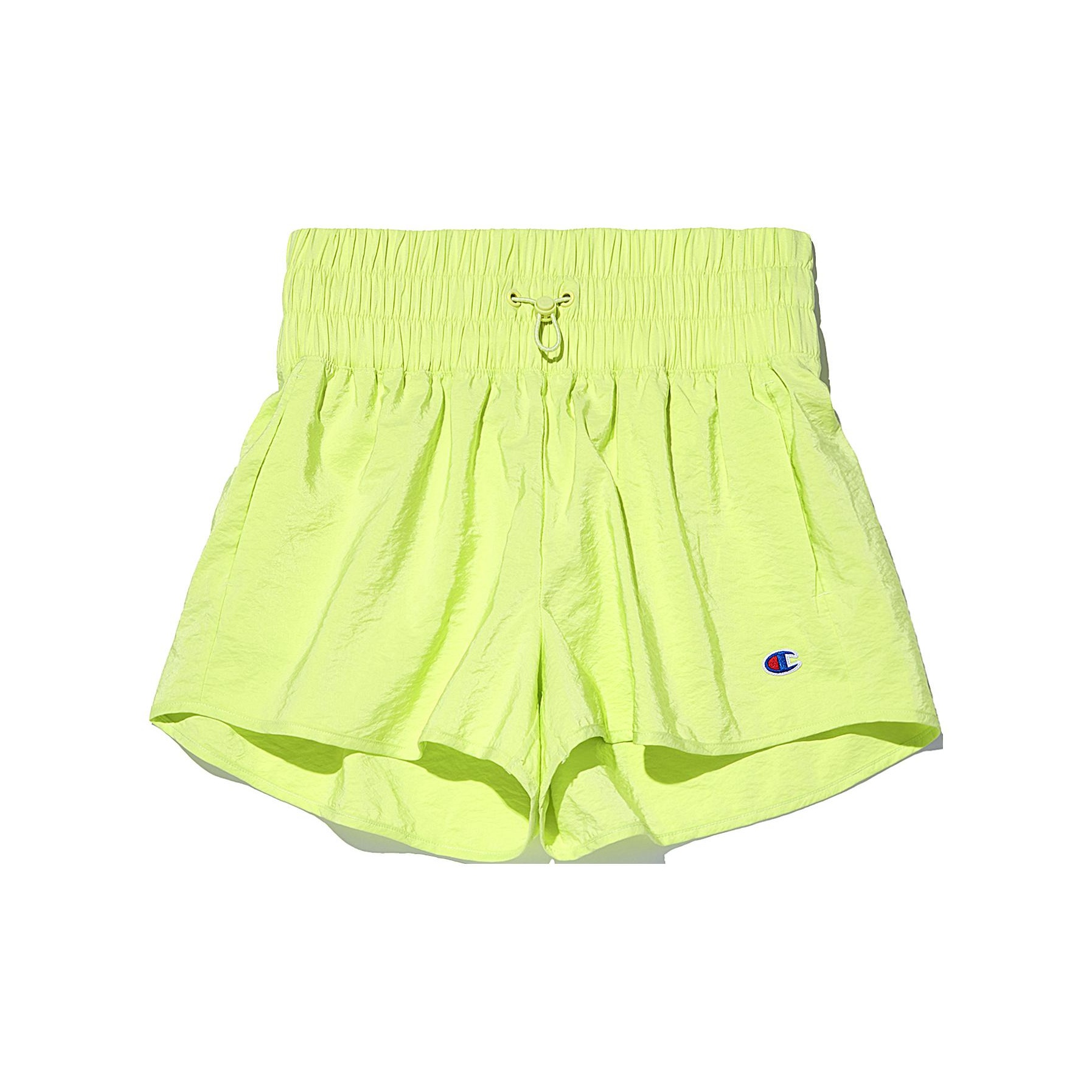 yellow champion shorts POIZON