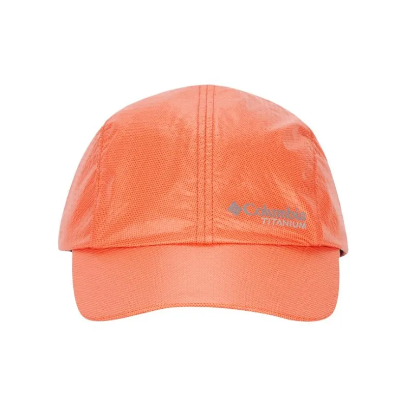 Columbia Polyamide Polyester Baseball Caps Unisex Black/Orange-3