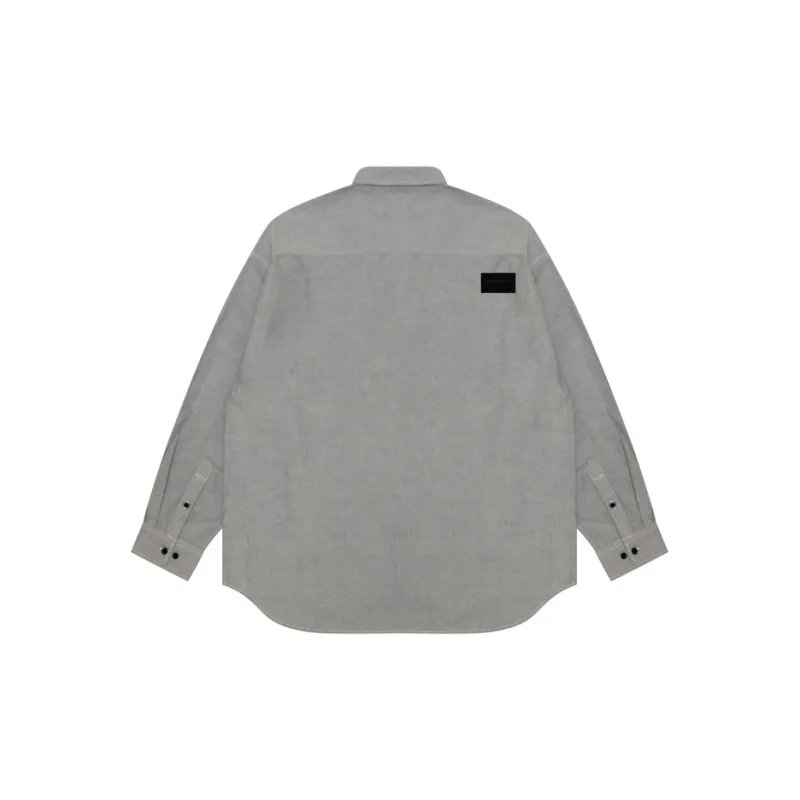 Aape Milo patch Cotton Shirt-1