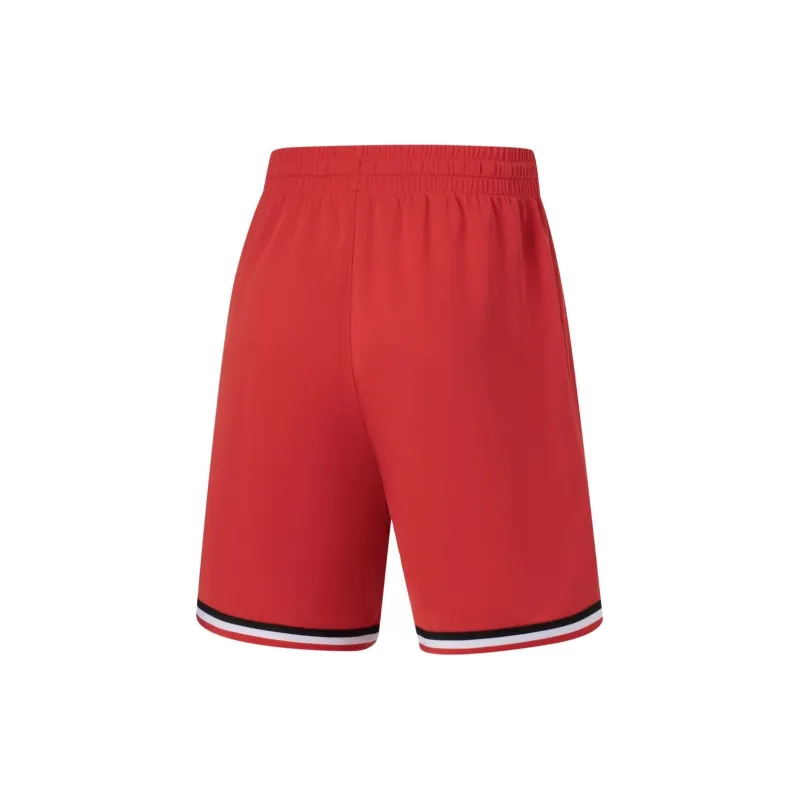 LiNing Professional Basketball Series Basketball Suit Men's August Red-5