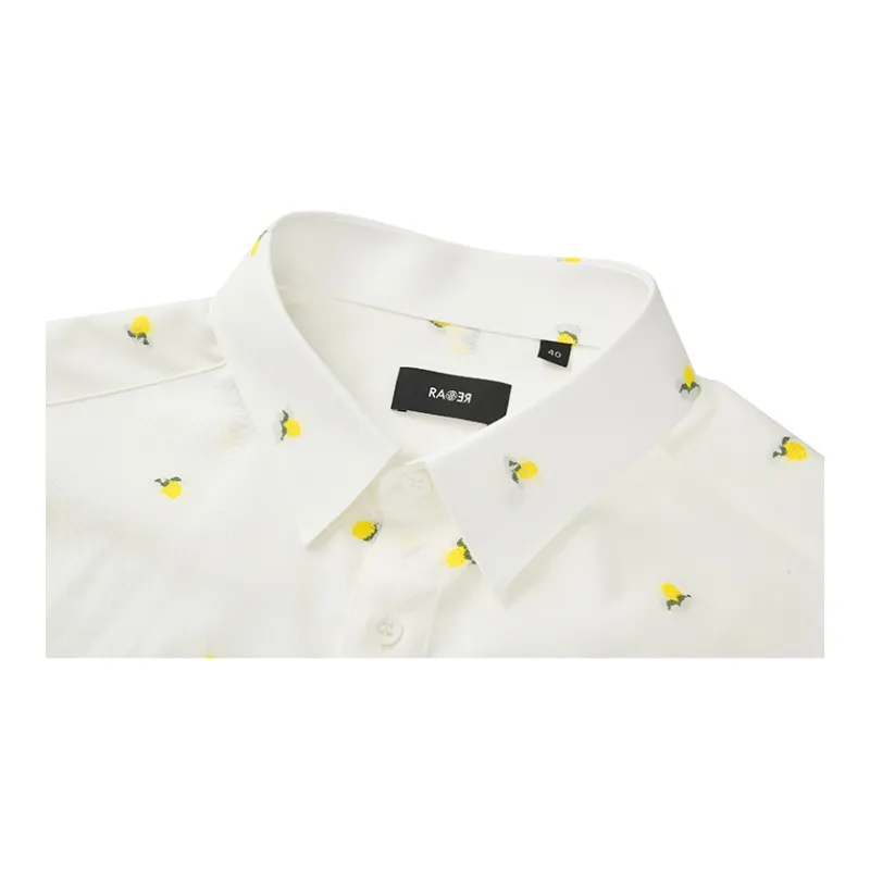 RARE Long Sleeved Shirts Men's White-3